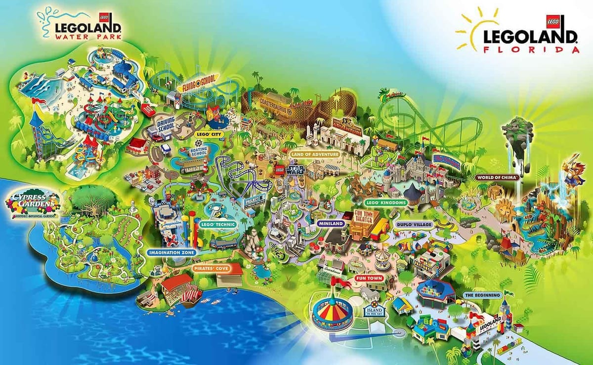 ડેનમાર્ક legoland નકશો